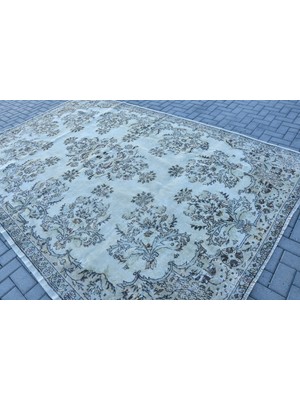 Kayra Export Eskitme Halı, Türk Halısı, Halı, 226 x 343  cm  Bej Halı, Anadolusı Yer Halı, Bahçe  Halı,  10604