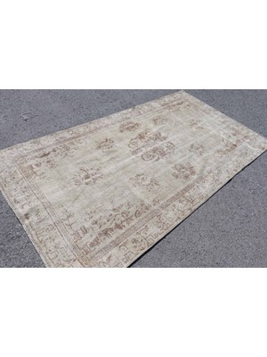 Kayra Export Eskitme Halı, Türk Halısı, Halı, 140 x 252  cm  Bej Halı, Bahçe Alan Halı, Dekoratif Alan Halı,  6250