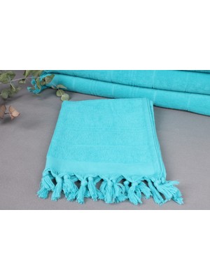 Kayra Export Koyu Mint El Havlusu, Çaydanlık Havluları, 45 x 100  cm  Pamuk Peçete, Kadınlar Için Hediye,
