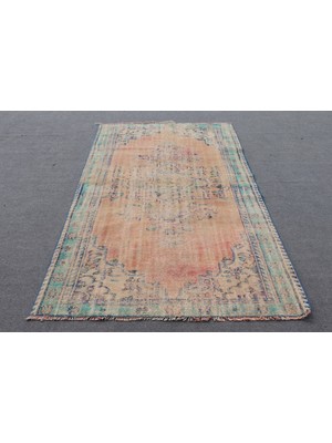 Kayra Export Türk Halısı, Eskitme Halı, Halı, 158 x 247  cm  Turuncu Halı,  Büyük Halı, Bahçe Oturma Odası Halı,  851