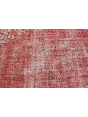 Kayra Export Eskitme Halı, Türk Halısı, Halı, 215 x 305  cm  Kırmızı Halı, Dekoratif  Halı, Büyük Boy Halı,  2693