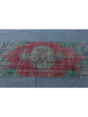 Kayra Export Eskitme Halı, Türk Halısı, Halı, 119 x 242  cm  Kırmızı Halı, Dekoratif Alan Halı, Bohemsı Alan Halı,  8