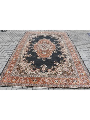 Kayra Export Eskitme Halı, Türk Halısı, Halı, 211 x 293  cm  Turuncu Halı, Ofice Oturma Odası Halı,  9350