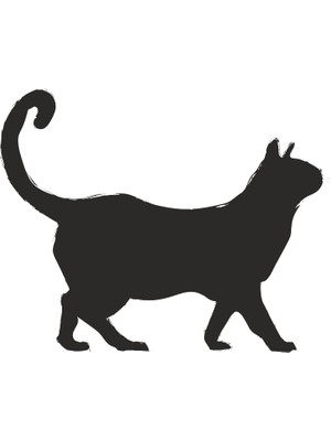 Technopa KEDİ FOLYO STİCKER - 30cm Uzunluk
