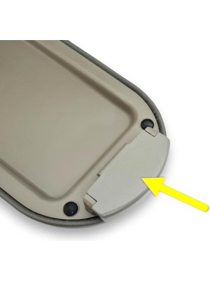 Nova Skoda Rapid 2012-2021 Kol Dayama Kolçak Kapağı Açma Mandalı Düğmesi Tuşu Gri 3B0868445