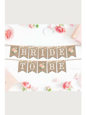 Bal10 Dünyası Bride To Be Yazılı Temalı Bekarlığa Veda Partisi Konsepti Banner