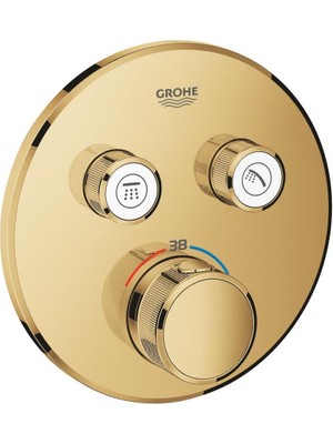 Grohe Grohtherm Smartcontrol Çift Valfli Akış Kontrollü, Ankastre Termostatik Duş Bataryası - 29119GL0