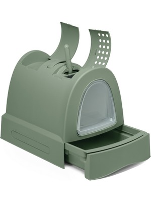 Imac Zuma Geri Dönüşümlü Çekmeceli Kapalı Kedi Tuvaleti