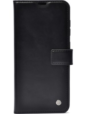 Apsuwa  Apsuwa Samsung Galaxy A72 Kılıf Kar Delüx Cüzdan Kartvizitli Standlı Kopçalı Siyah