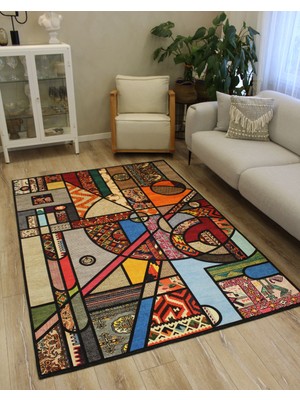 Rugs Modern Mira Art 2111 Çok Renkli Etnik Halı