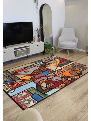 Rugs Modern Mira Art 2111 Çok Renkli Etnik Halı