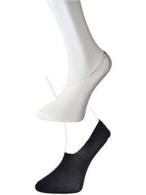 Berlin Shop Siyah ve Beyaz Erkek Babet Çorap 15 Çift