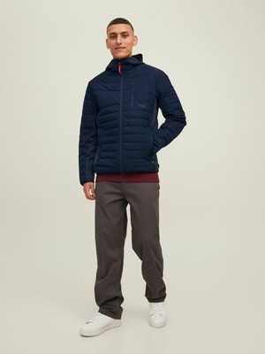 Jack & Jones Erkek Hybrid Teknolojik Kumaşlı Mont 12215679