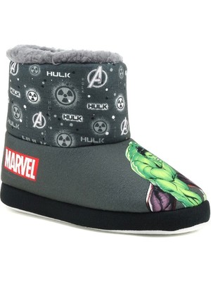 Avengers Dosta 2pr Gri Çocuk Panduf Ev Botu