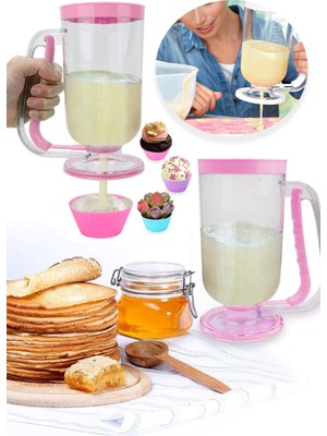 Pratik Hamur Dağıtıcı Pancake Hamur Porsiyonlayıcı - Dağıtıcı