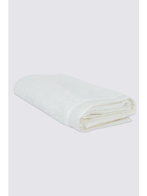 Ecocotton Basic Banyo Havlusu %100 Organik Pamuk Krem 80 x 150 cm