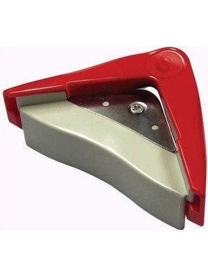 Roco Paper Co. Mini Kenar Köşe Yuvarlama Delgeci Kırmızı Renkli Pratik Kullanım 1 Adet