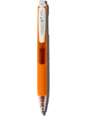 Penac İnketti 0.5 mm Jel Mürekkepli Kalem Turuncu- Hızlı Kuruyan Akıcı Yazım