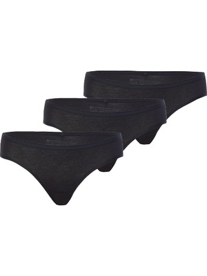 Blackspade Üçlü Paket Pamuklu Kadın Slip Külot 1575