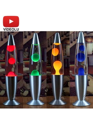 Home Dekor Hediye Dekorati Ev Hediyesi Lav Lambası Konsept Lamba Gece Lambası 41 cm