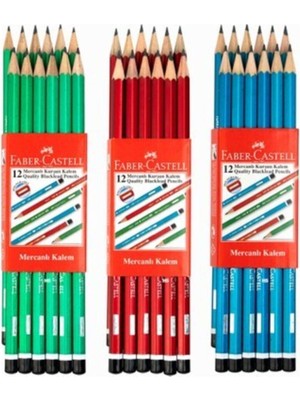 Faber-Castell Mercanlı Kurşun Kalem 12 Adet