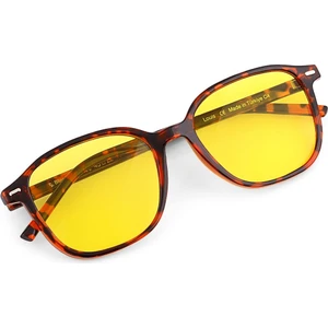 Bilge Karga Louis Leopard Yellow Güneş Gözlüğü