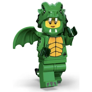 71034 Minifigür Seri 23 - 12 Green Dragon Costume (Kapalı Paket 1 Adet Minifigür)