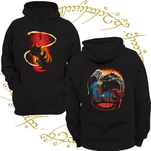 Yüzüklerin Efendisi Balrog 3 Ipl. Şardonlu, Içi Polar, Çok Kalın, %100 Pamuk Hoodie