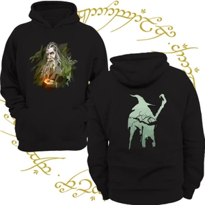 Yüzüklerin Efendisi Gandalf 3 Ipl. Şardonlu, Içi Polar, Çok Kalın, %100 Pamuk Hoodie