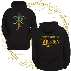 Yüzüklerin Efendisi Tolkien 3 Ipl. Şardonlu, Içi Polar, Çok Kalın, %100 Pamuk Hoodie