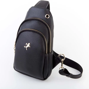 Nas Bag Natural Siyah Yazılı Çapraz Body Bag