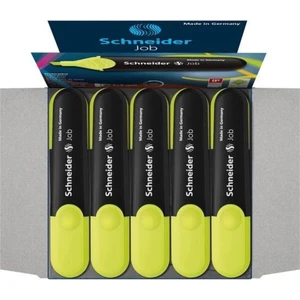 Schneider 150 Fosforlu Kalem Job Sarı 10'lu Kutu