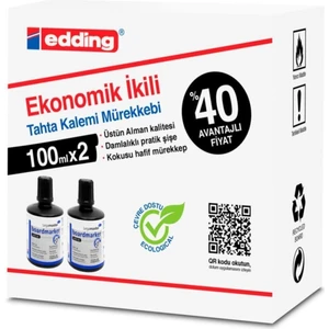 Legamaster Mürekkep 100 ml Siyah 2 Li Set