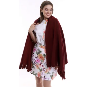 Bordo Polar Şal