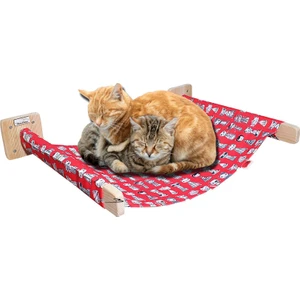 Barış Dizayn Duvara Monte 4 Renk Xlarge Iki Kollu Kedi Hamağı Kedi Yatağı Xl 12KG Kapasiteli