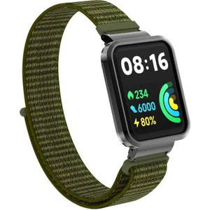 Case 4U Xiaomi Redmi Watch 2 Lite Hasır Kordon Kayış KRD-61 NO5 Asker Yeşili