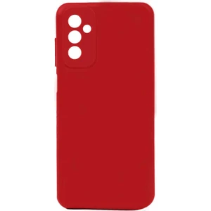 Case 4U Galaxy M13 Kılıf Kamera Korumalı Mat Renkli Yumuşak Kalın Sağlam Silikon Kılıf Biye Kırmızı