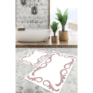 Viyana Home Dijital Baskılı Kaymaz Tabanlı Yıkanabilir 2'li Set Banya Halısı Klozet Takımı Paspas VHKZ-HT-871
