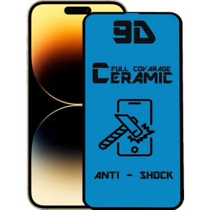 Case World Apple iPhone 14 Pro Tam Kaplayan Seramik Nano Esnek Ekran Koruyucu Cam