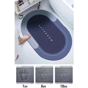 Süper Su Emici Kaymaz Tabanlı Banyo Paspası ve Duş Önü Paspası