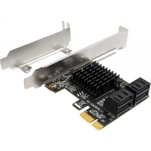 5075 Pci Express Pci-E 4 Port Sata 3.0 HDD SSD Girşi Çoklayıcı Kart