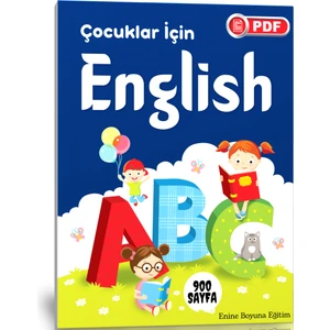 Enine Boyuna Eğitim Çocuklar İçin İngilizce Eğitim Seti (6000 Sayfalık PDF - Görüntülü Anlatım)