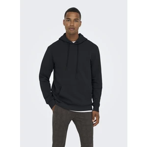Only & Sons Koyu Lacivert Erkek Sweat Shirt Onsceres Hoodie Sweat Noos