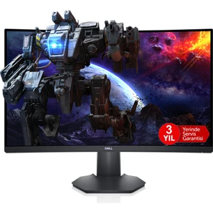 27″ S2722DGM Curved VA 165Hz 2Ms QHD Adaptive Sync (DP+HDMI) Yükseklik Ayarlı Gaming Monitör