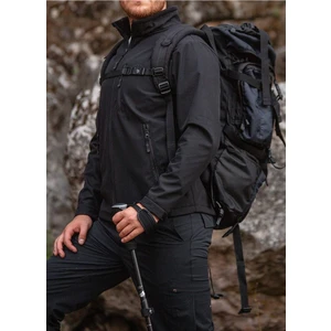 Huğlu Outdoor Siyah Softshell Mont