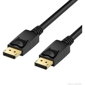 Dp To Dp Displayport Bağlantı Kablosu 1.5 Metre Kilit Mekanizma