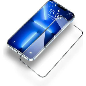 Pirok Store Apple iPhone 14 (6.1) Uyumlu Edge To Edge 6d Temperli Ekran Koruyucu