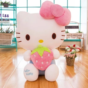 Hainan Shenda Hello Kitty Peluş Yastık FIGÜRÜ-30CM - Pembe (Yurt Dışından)