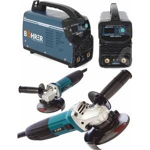 200 Amper Mma Inverter Kaynak Makinesi + 2600 Watt 125 mm Colper Avuç Içi Taşlama Makinesi