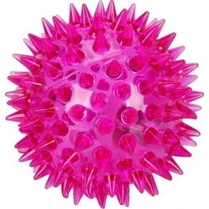 Jokes Gags Işıklı Dikenli Spikey Top - Koyu Pembe